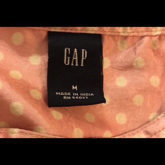 Gap pink and whit polka dot blouse - Picture 4 of 6